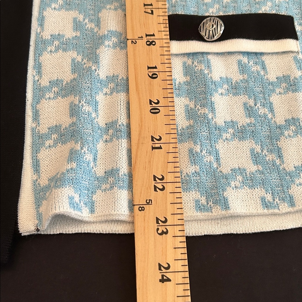 Ming Wang Houndstooth Knit Jacket - image 8